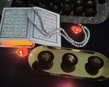 عکس مرحله 1 از دستور حلوا قهوه هسته خرما