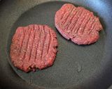 A picture of step 1 of Angus beef burgers 🍔.