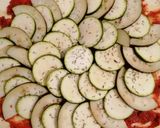 Une image de l'étape 2 de Tarte courgette aubergine.