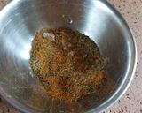 A picture of step 2 of Bharwa Masala Baingan.
