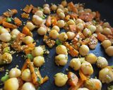 A picture of step 7 of Bulgur with Vegetables, Sesame Seeds, and Sea Water.