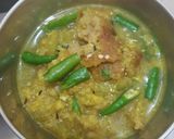 A picture of step 9 of Ghiya pakodi veg.