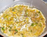 A picture of step 5 of Spanish omelette recipe.