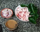 รูปขั้นตอนการทำที่ 2 ของ หมูผัดกะปิ