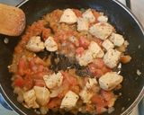 Foto del paso 2 de la receta: Pasta integral con pollo y espinacas