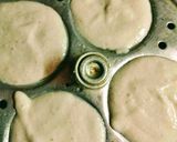 A picture of step 1 of Steamed Idli with chutney and sambar.