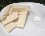 A picture of step 1 of Fried yam.