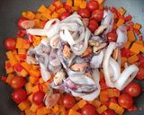 Foto del paso 3 de la receta: Arroz meloso con calabaza y marisco