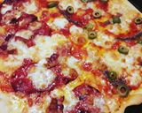 Foto del passaggio 5 della ricetta Pizza fatta in casa, con farina 100% integrale