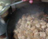 Pas rețetă Gnocchi cu cârnați și ciuperci și crema de parmezan cu șofran 4 fotografie
