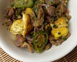Foto langkah ke 6 dari resep Tumis Ati Ampela Tahu cabe ijo.