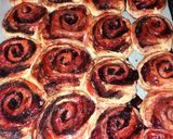 Epres-kakaós csiga 🍓 recept fázis 4 fotója
