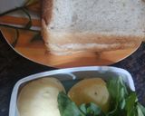 A picture of step 1 of Spinach toast.