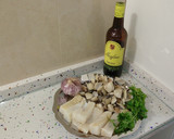 Foto del paso 1 de la receta: Almejas con bacalao en salsa verde