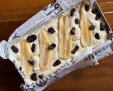 Foto langkah ke 3 dari resep Bolu pisang kismis panggang.