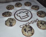 A picture of step 8 of Banana 🍌 and chocolate chips muffins.