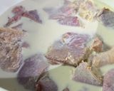 A picture of step 1 of Matambre Cooked in Milk (No Oven Needed).