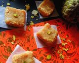 A picture of step 5 of Custard Apple burfi.
