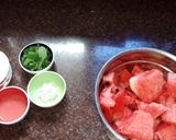 A picture of step 1 of Watermelon juice.