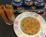 A picture of step 9 of Malai Thepla.