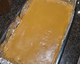 A picture of step 8 of Millionaire's Shortbread.