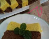 Foto langkah ke 7 dari resep Lapis Kukus Coklat.