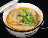 Hình bước làm 3 của món Bún bò Huế giò heo