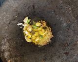 A picture of step 4 of Gongura leaves bhaji (Aabadychi bhaji).