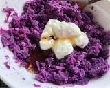 Hình bước làm 2 của món Eatclean / Bánh Khoai Lang Tím Sữa Chua Mật Ong (Cực Ngon)