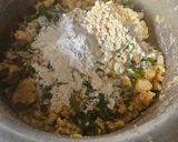 A picture of step 2 of Mashed potato fritters /pakora.