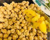 A picture of step 3 of Burns Road ki Chana Chat.