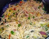 A picture of step 2 of Hakka Noodles.