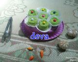 Foto langkah ke 9 dari resep Steamed Pandan Cake Deva.