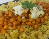 Foto del paso 4 de la receta: Cama de arroz con garbanzos y huevo escalfado a la italiana