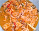 Foto langkah ke 3 dari resep Tauco cumi + tahu.