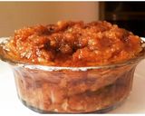 A picture of step 5 of Besan Ka halwa.