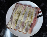 Foto del paso 3 de la receta: Canelones de jamón rellenos de berenjena a la plancha con queso