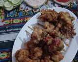 A picture of step 2 of Fried shashlik stick.