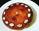 A picture of step 8 of Caramelised Jackfruit Semolina Cake.