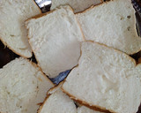 A picture of step 1 of Shallow frying egg bread.