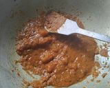 A picture of step 7 of Chena and Raw Banana Kofta curry.