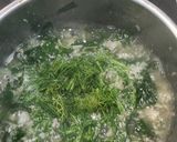 Hình bước làm 3 của món Cá khoai nấu rau ngót