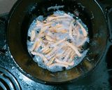A picture of step 4 of Jackfruit fry.