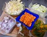 Une image de l'étape 1 de Sauté mine de légumes.