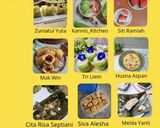 Foto langkah ke 8 dari resep Kue Pisang Kukus Blue Berry.