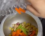 A picture of step 3 of Kerala Sambar.