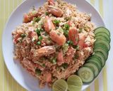 รูปขั้นตอนการทำที่ 2 ของ "ข้าวผัดหัวกุ้ง"🍚🦐🍳🍅🧅🧄🥒 Shrimp Head Fried Rice