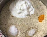 A picture of step 1 of Bhappa Paneer.
