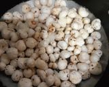 A picture of step 2 of Coconut ladoo.