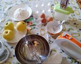 A picture of step 1 of Soft Apple Cake "My Way".
